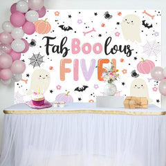 Lofaris Lovely Boo Pink Halloween 5th Birthday For Girls