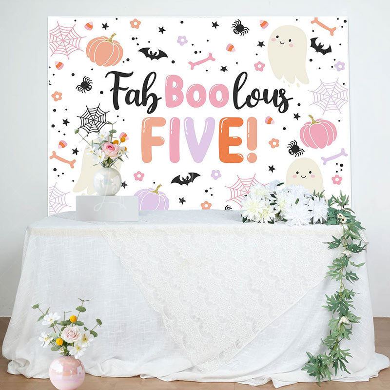 Lofaris Lovely Boo Pink Halloween 5th Birthday For Girls
