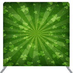 Lofaris Lucky Clover Green Bokeh St Patricks Day Backdrop