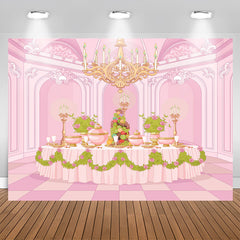 Lofaris Luxury Pink Palace Dining Table Floor Party Backdrop
