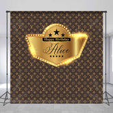 Lofaris Lv Vintage Gold Vip Custom Birthday Backdrop