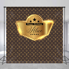 Lofaris Lv Vintage Gold Vip Custom Birthday Backdrop