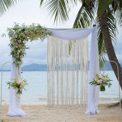 Lofaris Macrame Cotton Tapestry Boho Wedding Arch Drapes