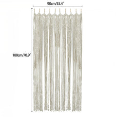 Lofaris Macrame Cotton Tapestry Boho Wedding Arch Drapes