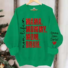 Lofaris Momlife Mama Mommy Mom Bruh With Kids Gift For TH Sweatshirt