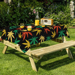 Lofaris Maple Leaves Outdoor Picnic Rectangle Tablecloth