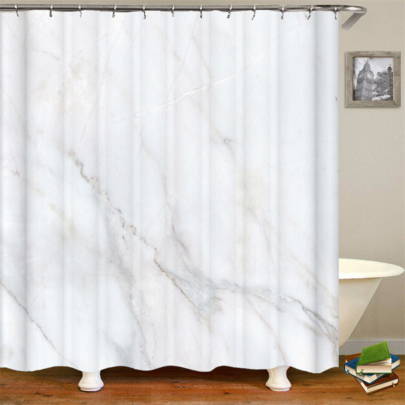 Lofaris Marble Texture Fashion Decorative Shower Curtain