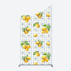 Lofaris Mediterranean Lemon Bohemia Arch Birthday Backdrop