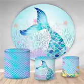 lofaris mermaid round backdrop kit