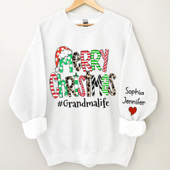 Lofaris Merry Christmas Grandma Life And Kids CTH01 Sweatshirt