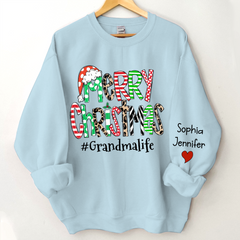 Lofaris Merry Christmas Grandma Life And Kids CTH01 Sweatshirt