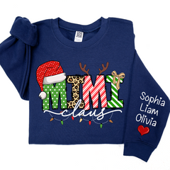 Lofaris Merry Christmas Mimi Claus Light Custom Sweatshirt