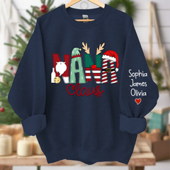 Lofaris Merry Christmas Nana Claus Grandma Custom Sweatshirt