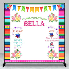 Lofaris Mexican Fiesta Graduation Party Custom Backdrop