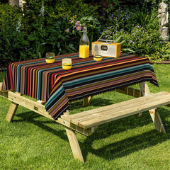Lofaris Mexican Fiesta Rectangle Tablecloth for Dining Room