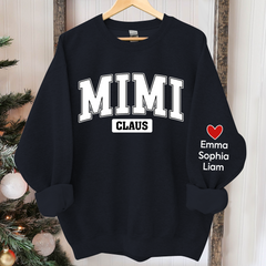 Lofaris Personalized Mimi Claus Christmas Custom And Kids Grandma Gift TH Sweatshirt