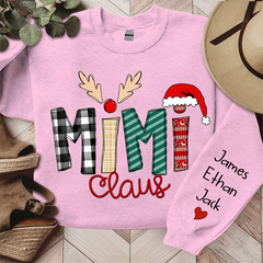 Lofaris Mimi Claus Family Gifts Christmas Custom Sweatshirt