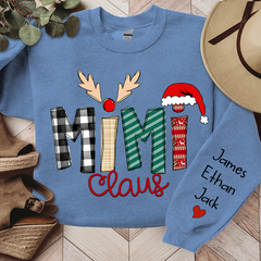 Lofaris Mimi Claus Family Gifts Christmas Custom Sweatshirt