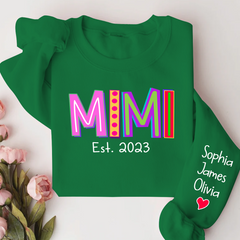 Lofaris Mimi Est Colorful Merry Christmas Custom Sweatshirt