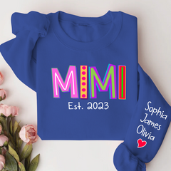 Lofaris Mimi Est Colorful Merry Christmas Custom Sweatshirt