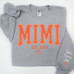 Lofaris Mimi Est Pumpkin Autumn And Kids Custom Sweatshirt