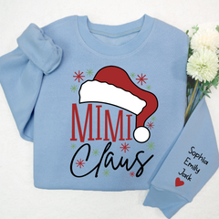 Lofaris Mimi Grandkids Merry Christmas Custom Sweatshirt