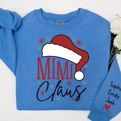Lofaris Mimi Grandkids Merry Christmas Custom Sweatshirt
