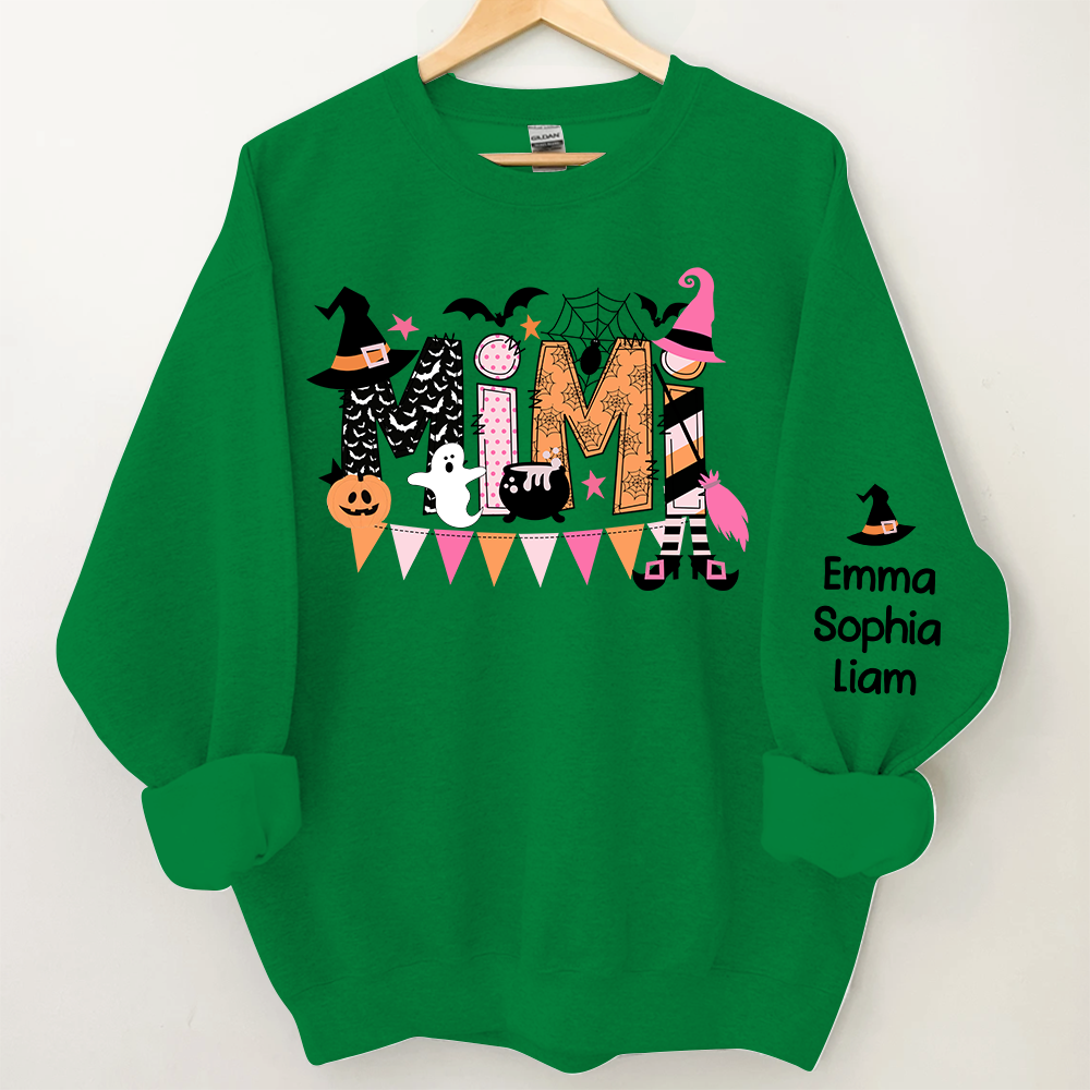 Lofaris Mimi Halloween Customized Name Kits Gift Sweatshirt