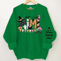 Lofaris Mimi Halloween Customized Name Kits Gift Sweatshirt