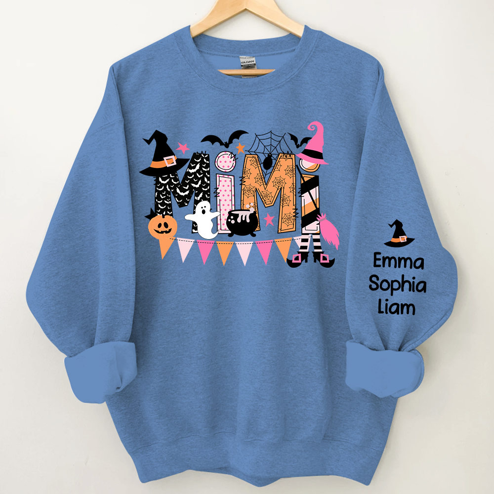 Lofaris Mimi Halloween Customized Name Kits Gift Sweatshirt