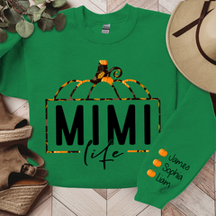 Lofaris Mimi Life Pumpkin Fall Autumn Sweatshirt Custom & Kids Grandma Gift TH