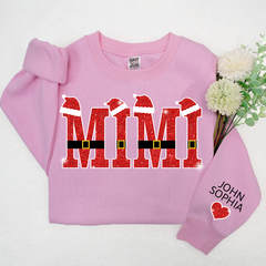 Lofaris Mimi Santa And Kids Christmas Personalized CTH01 Sweatshirt