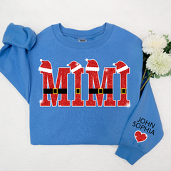Lofaris Mimi Santa And Kids Christmas Personalized CTH01 Sweatshirt