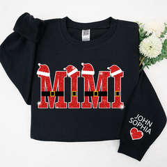 Lofaris Mimi Santa And Kids Christmas Personalized CTH01 Sweatshirt