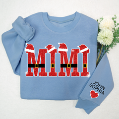 Lofaris Mimi Santa And Kids Christmas Personalized CTH01 Sweatshirt