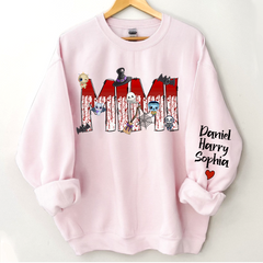 Lofaris Mimi Color Halloween And Grandkids Sweatshirt