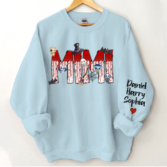 Lofaris Mimi Color Halloween And Grandkids Sweatshirt