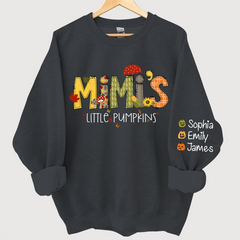 Lofaris Mimi¡¯s Little Pumpkins Autumn Doodle Alphabet And Grandkids Sweatshirt