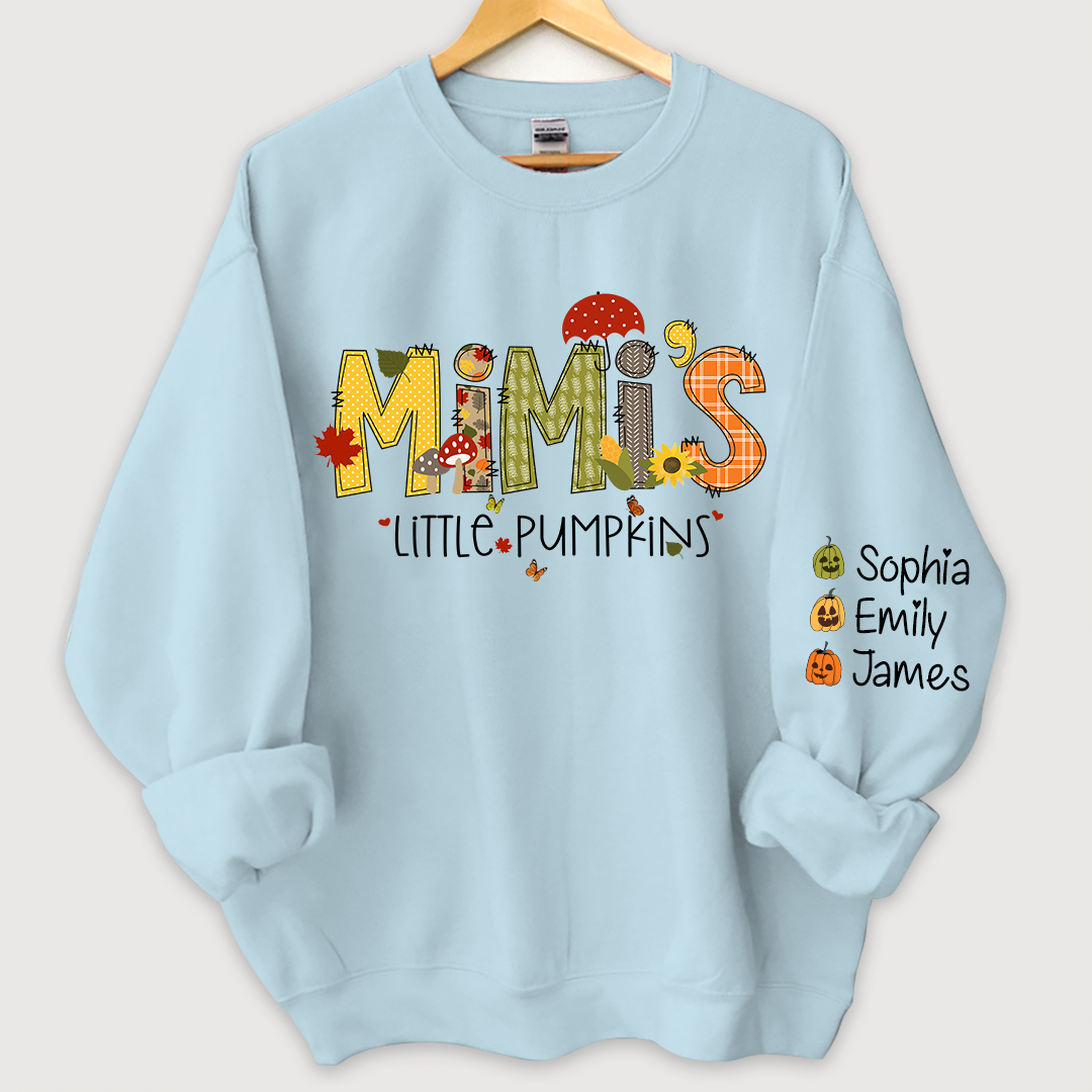 Lofaris Mimi¡¯s Little Pumpkins Autumn Doodle Alphabet And Grandkids Sweatshirt