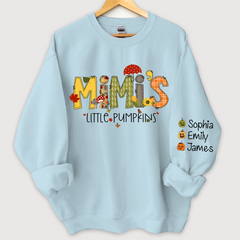 Lofaris Mimi¡¯s Little Pumpkins Autumn Doodle Alphabet And Grandkids Sweatshirt