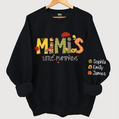 Lofaris Mimi¡¯s Little Pumpkins Autumn Doodle Alphabet And Grandkids Sweatshirt