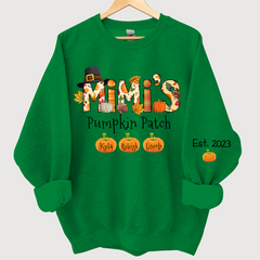 Lofaris Mimis Pumpkin Patch Autumn Doodle Custom Sweatshirt