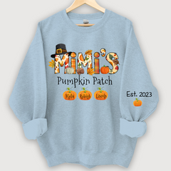 Lofaris Mimis Pumpkin Patch Autumn Doodle Custom Sweatshirt