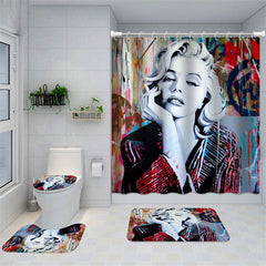 Lofaris Modern Woman Hot Girl Bath Curtain For Home Decor