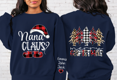 Lofaris Mom Claus Merry Christmas Tree Custom Sweatshirt