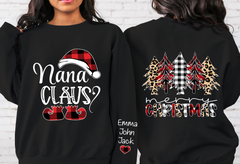 Lofaris Mom Claus Merry Christmas Tree Custom Sweatshirt