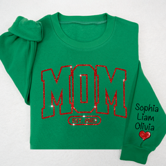 Lofaris Mom Est Red Letter Moms Day Gift Custom Sweatshirt