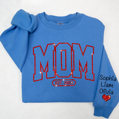 Lofaris Mom Est Red Letter Moms Day Gift Custom Sweatshirt