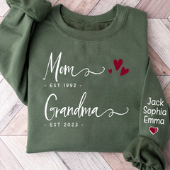 Lofaris Mom est grandma with kids Sweatshirt