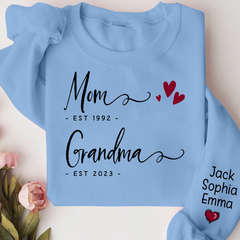 Lofaris Mom est grandma with kids Sweatshirt